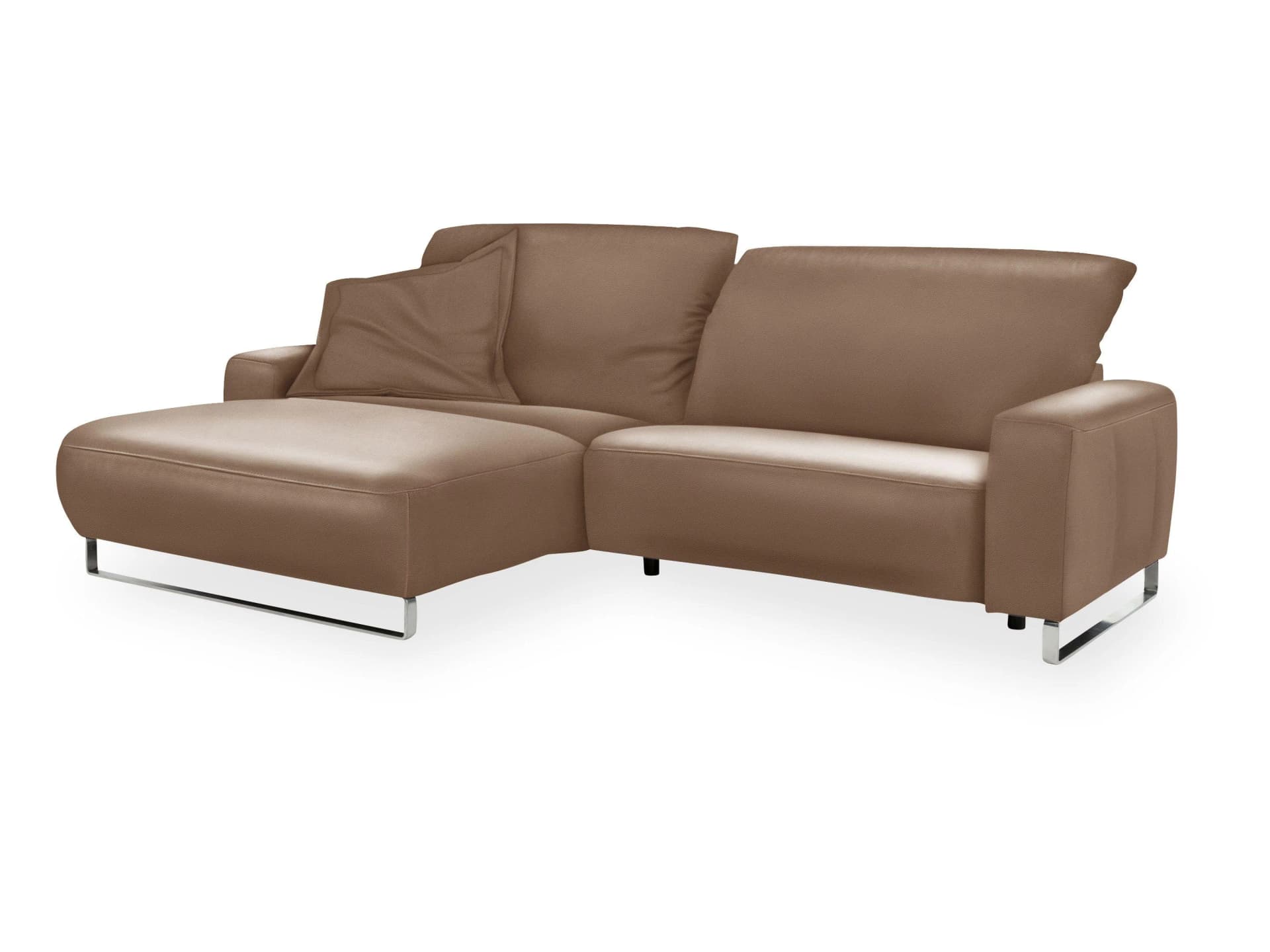 Polsterecke CALANO 2.0 von CANDY (Loft) mit Leder Life Line Bezug