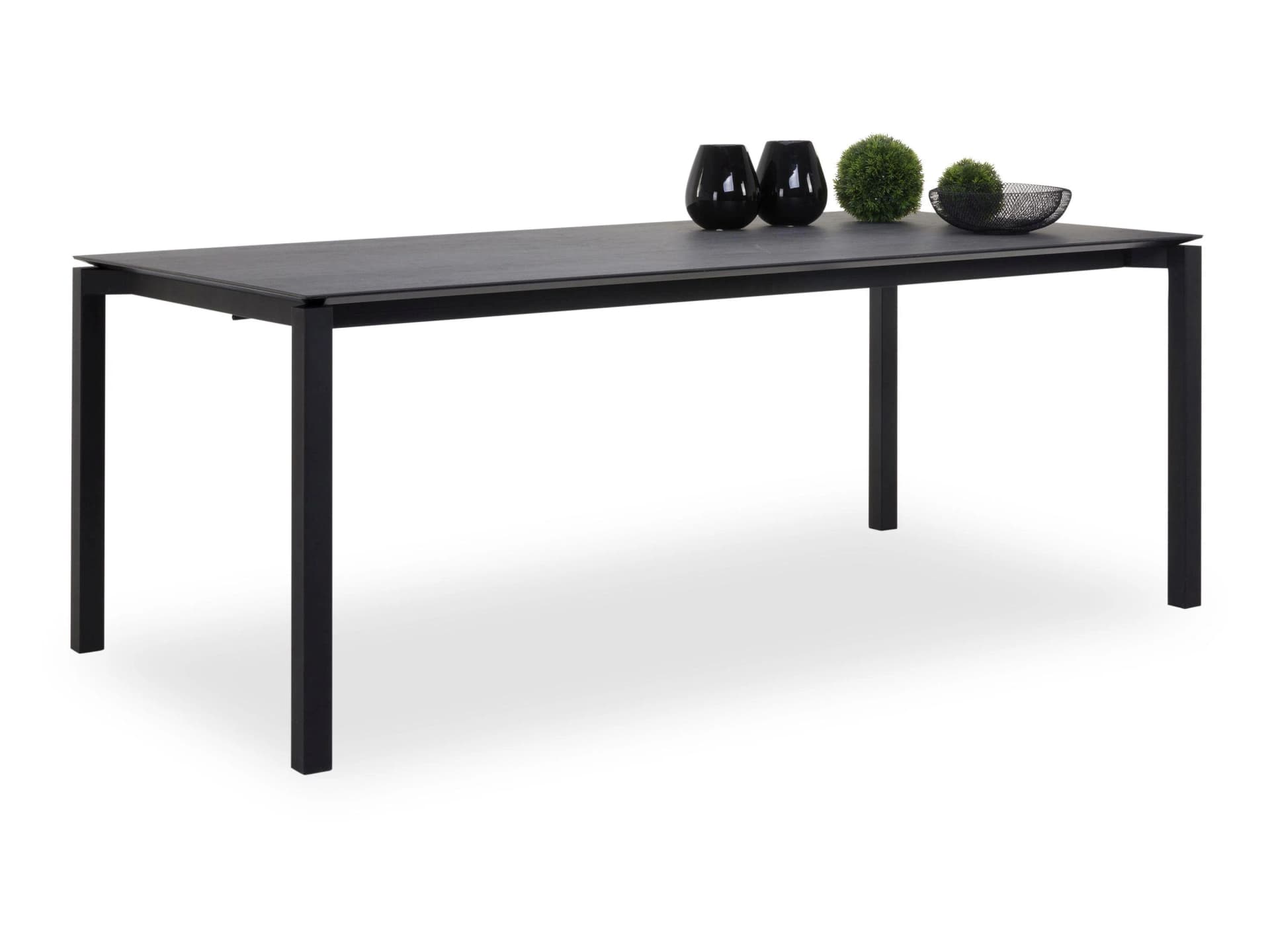 MOBITEC Esstisch TERRA T0201 Schwarz Keramik verlängerbar