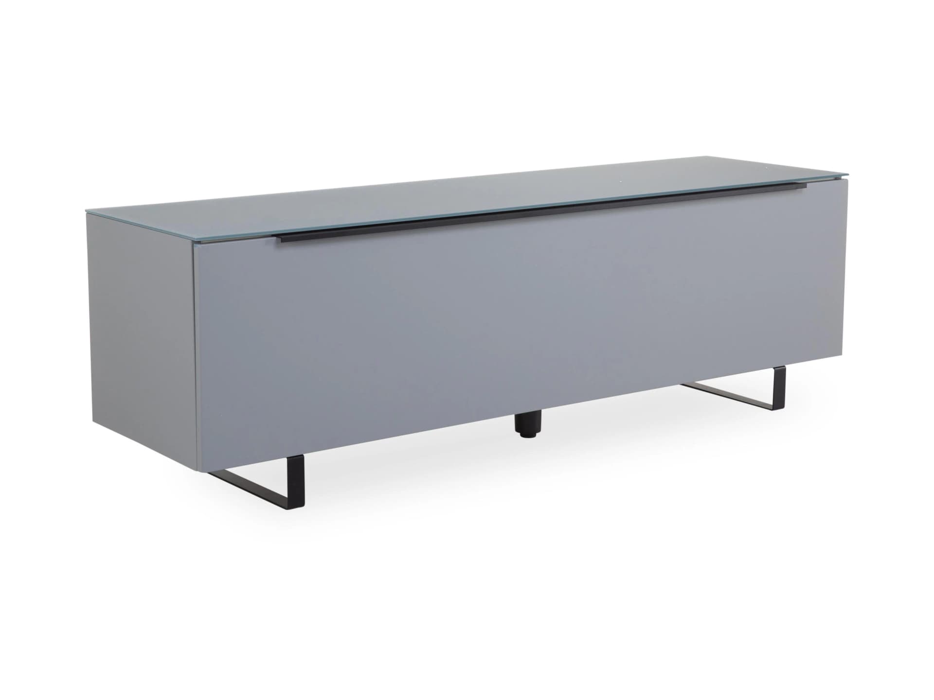 ARREDOKIT Lowboard Pamera Grau Glas Modern