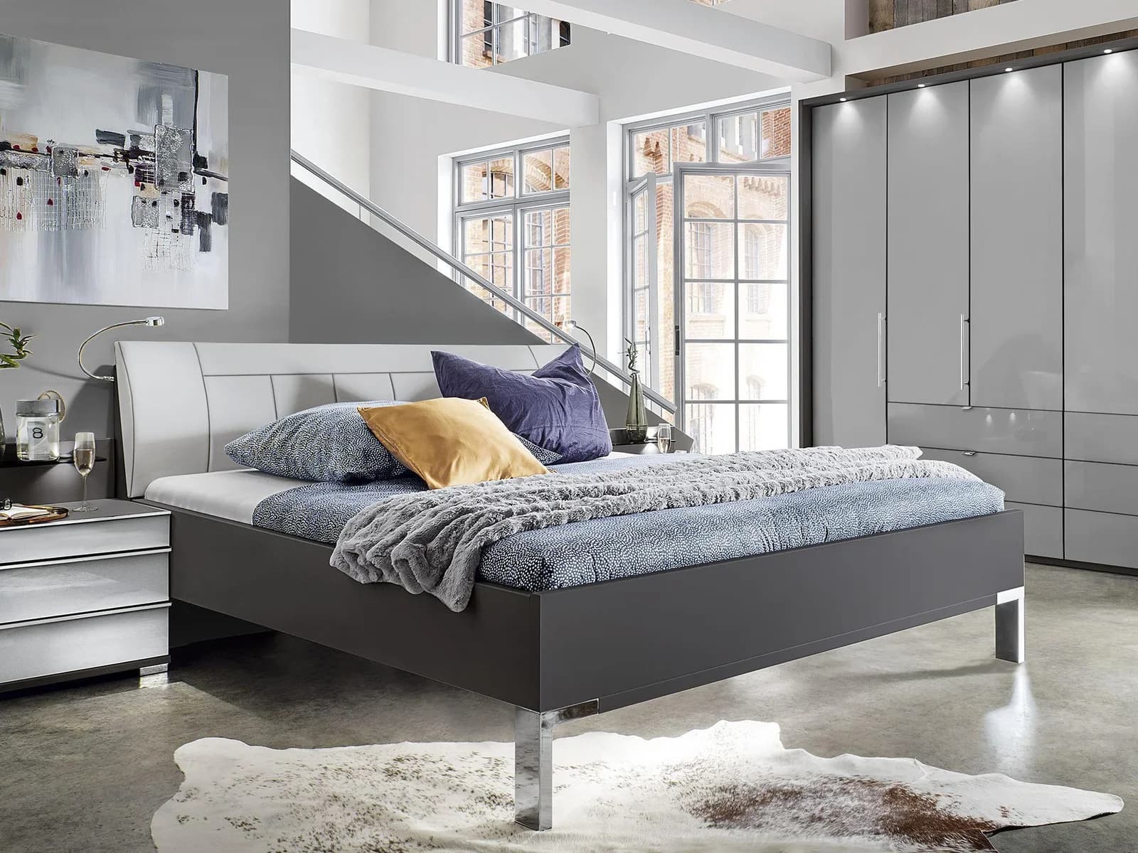 Rolf Weber Futonbett WOLFHAGEN Braun Havanna-Dekor