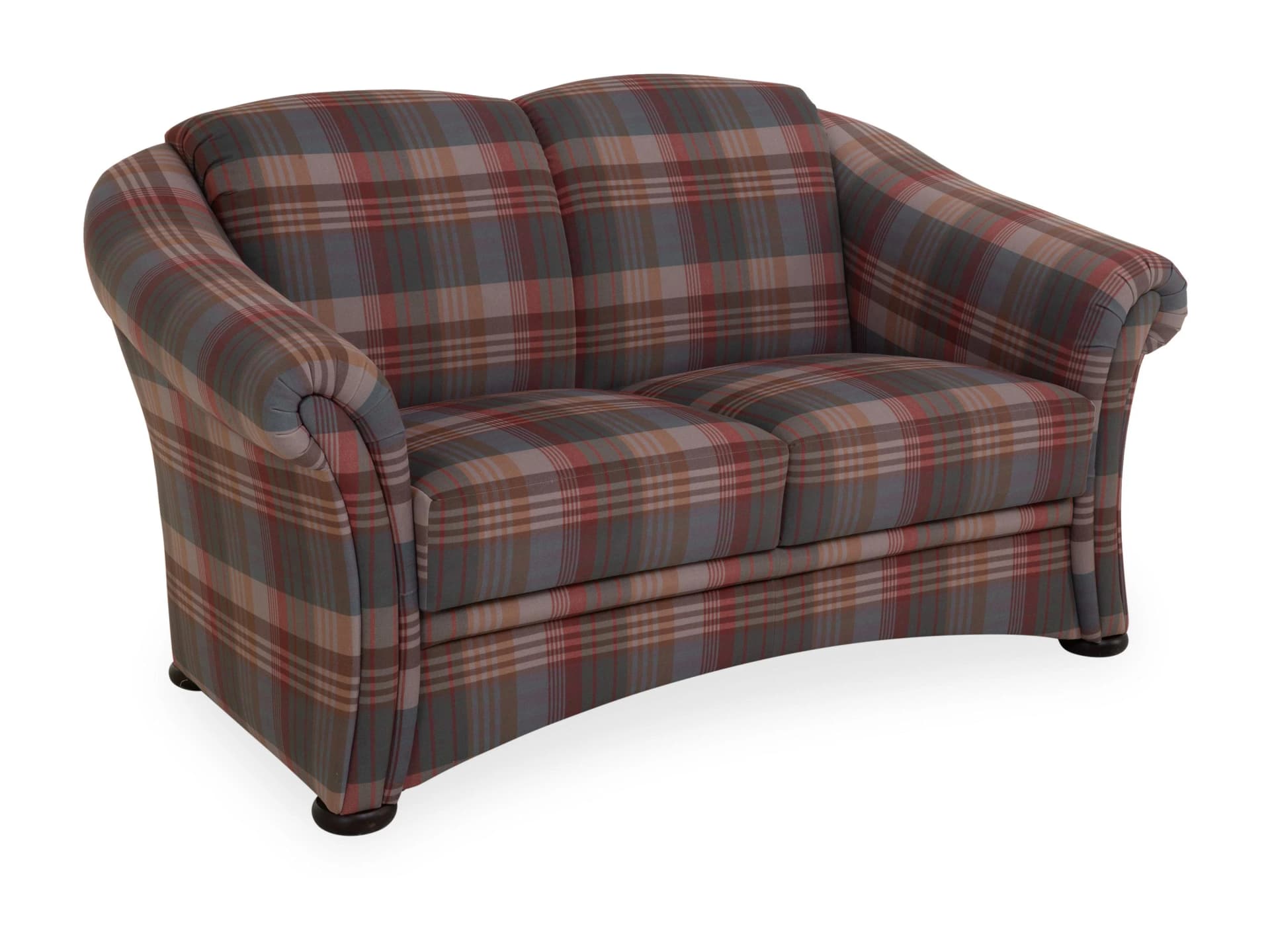 Rolf Weber 2-Sitzer Sofa SOSBERG Stoff Maron