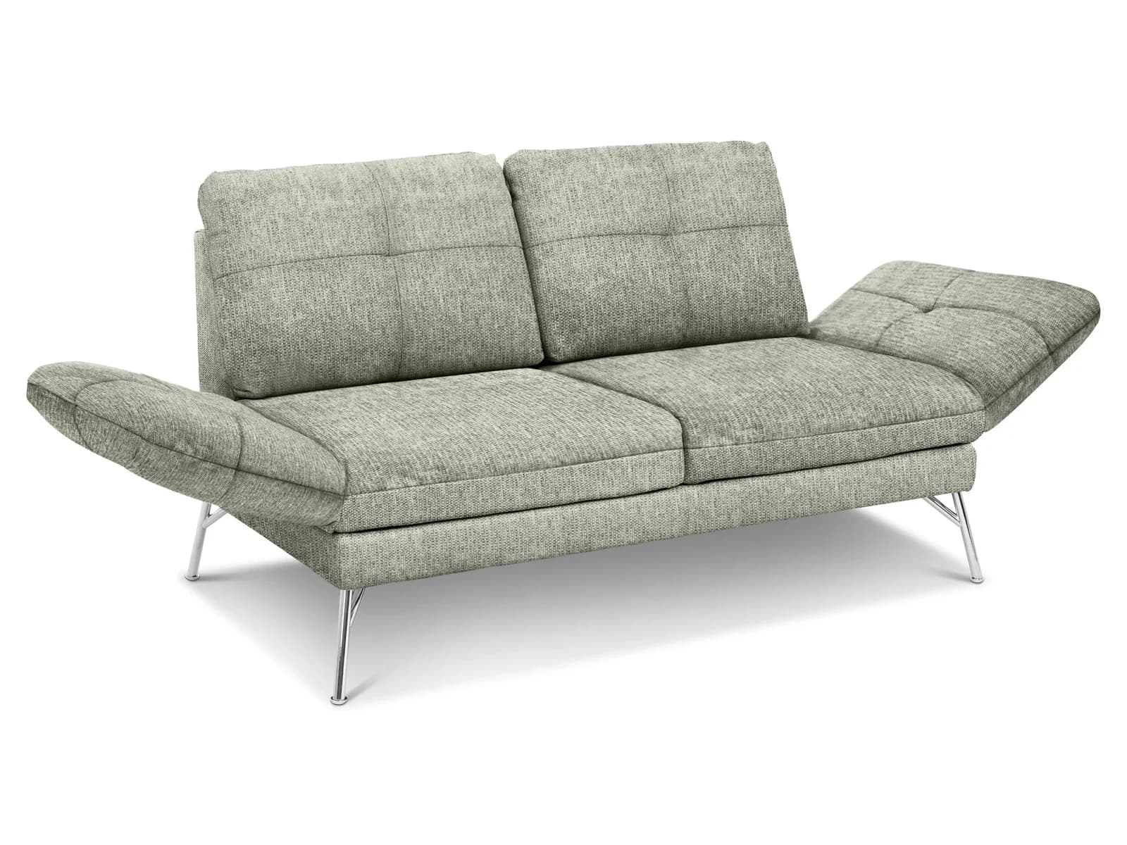 MONDO ASSEA 2-Sitzer Sofa mit Drehsitzfunktion und Klapparmlehnen