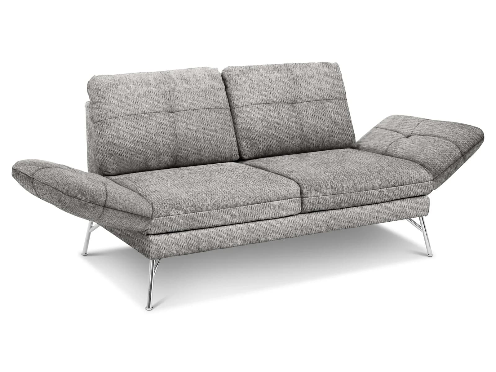 MONDO ASSEA 2-Sitzer Sofa mit Drehsitzfunktion und Klapparmlehnen