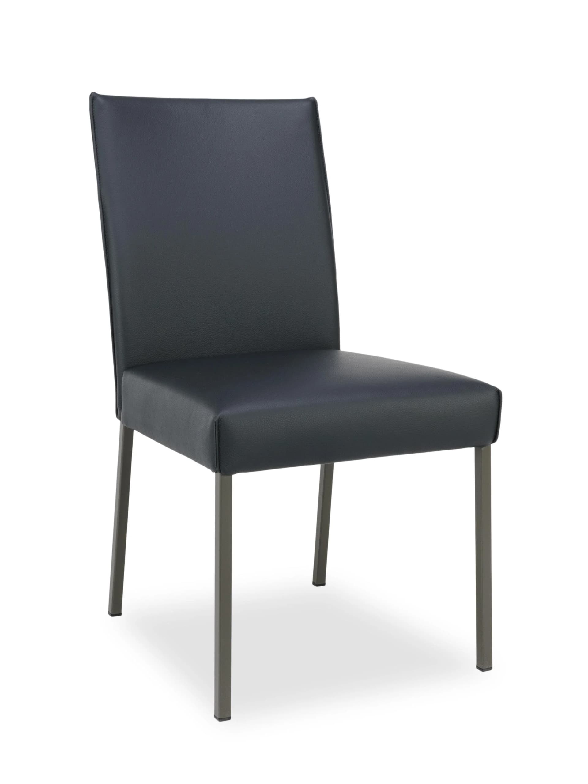 ROLF BENZ Polsterstuhl 652 ohne Armlehne Schwarzblau