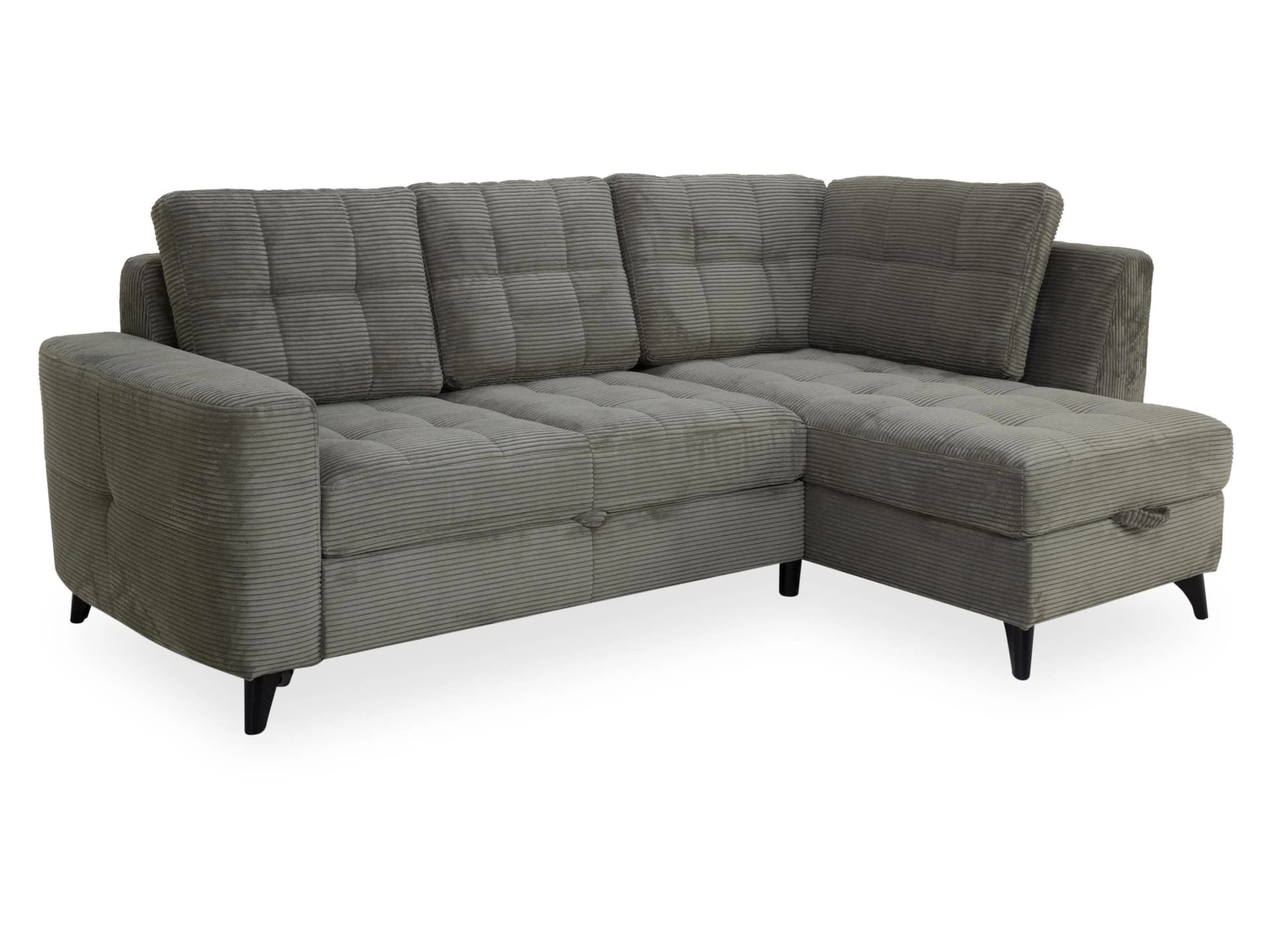 Polsterecke Vito SYSTEMO TREND Olive Schwarz