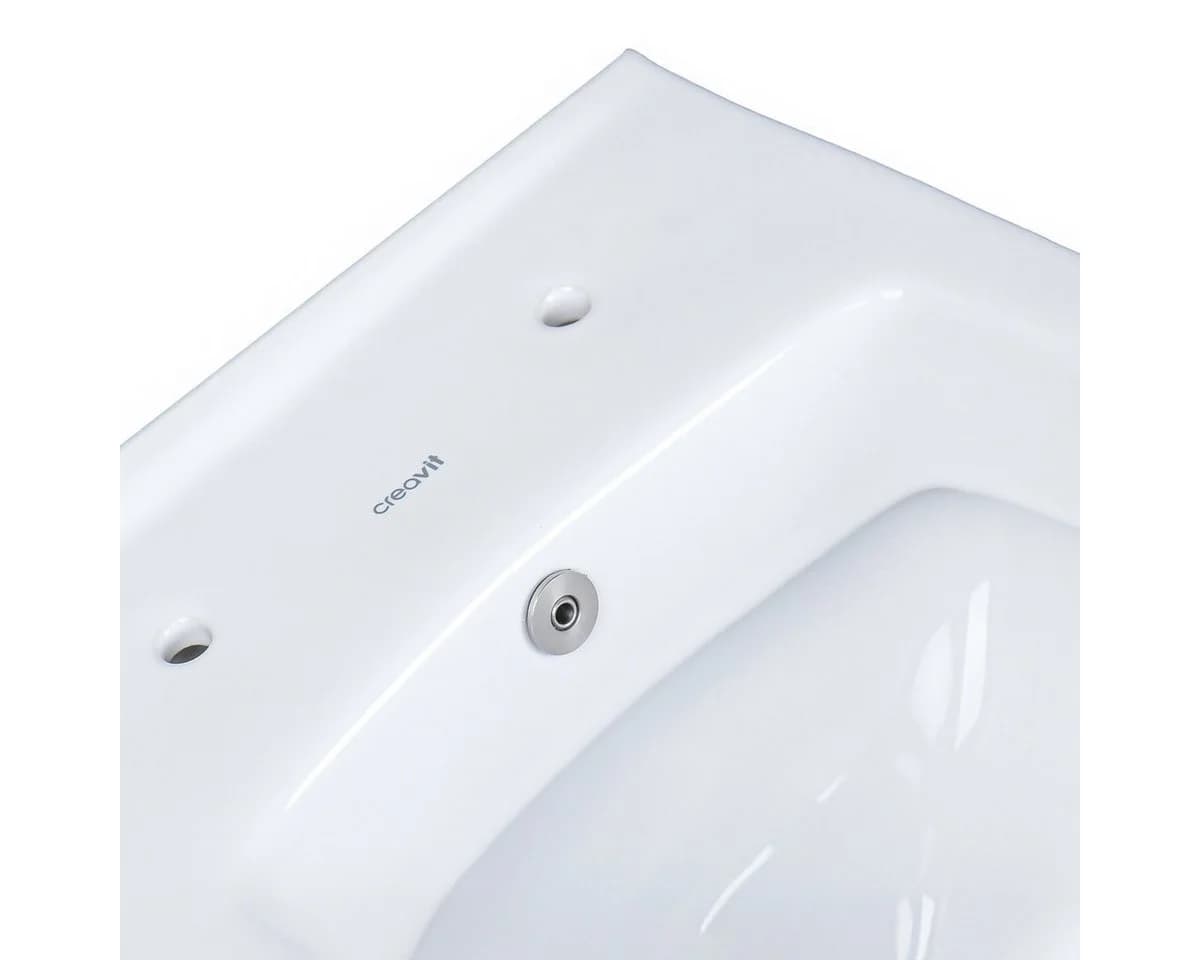 Creavit Design Hänge WC mit Taharet/Bidet/Dusch-WC Funktion Weiß - Bild 3
