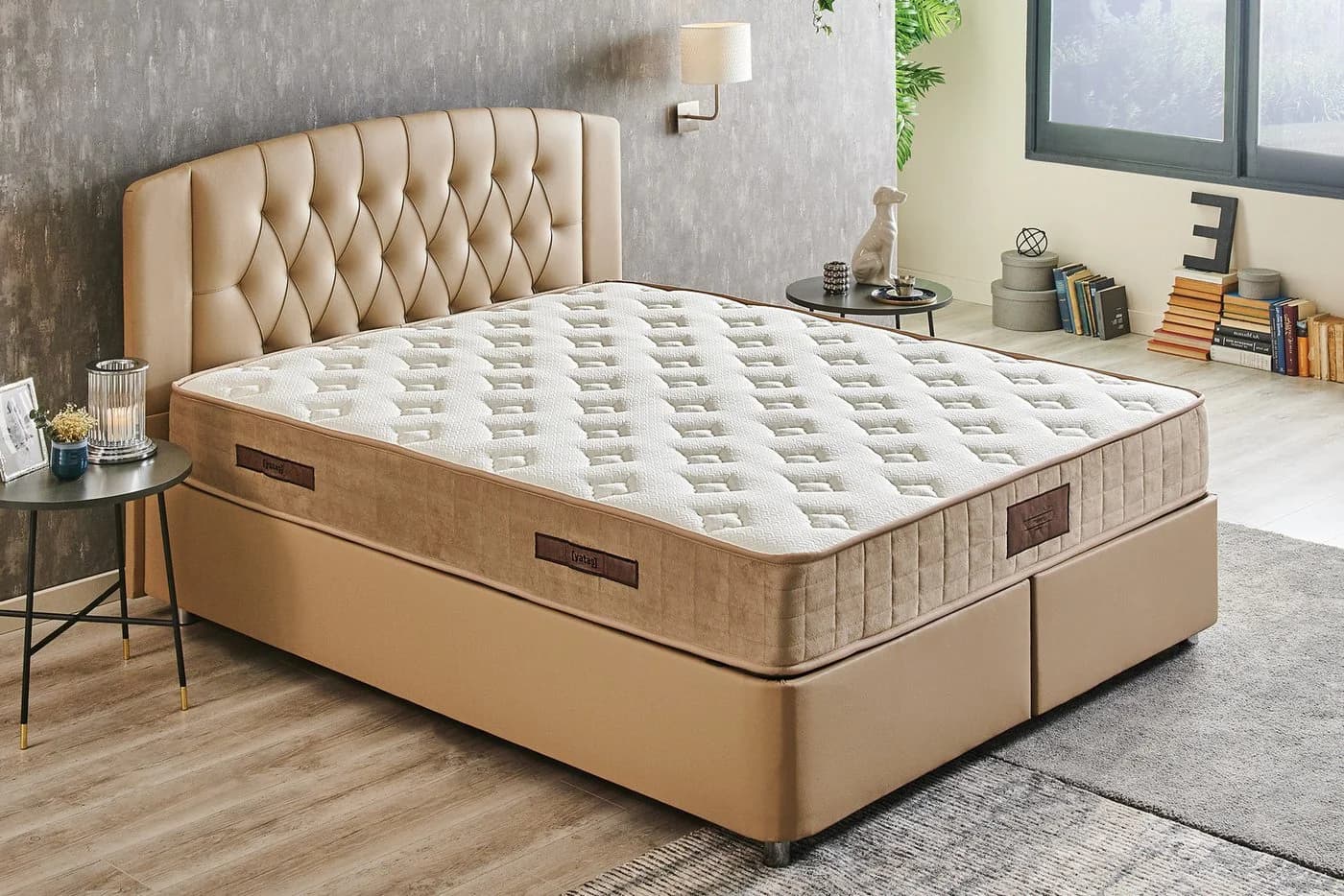 YATAS BEDDING Majestät Luxus Bonnellfederkernmatratze H3 Wendbar - Bild 2
