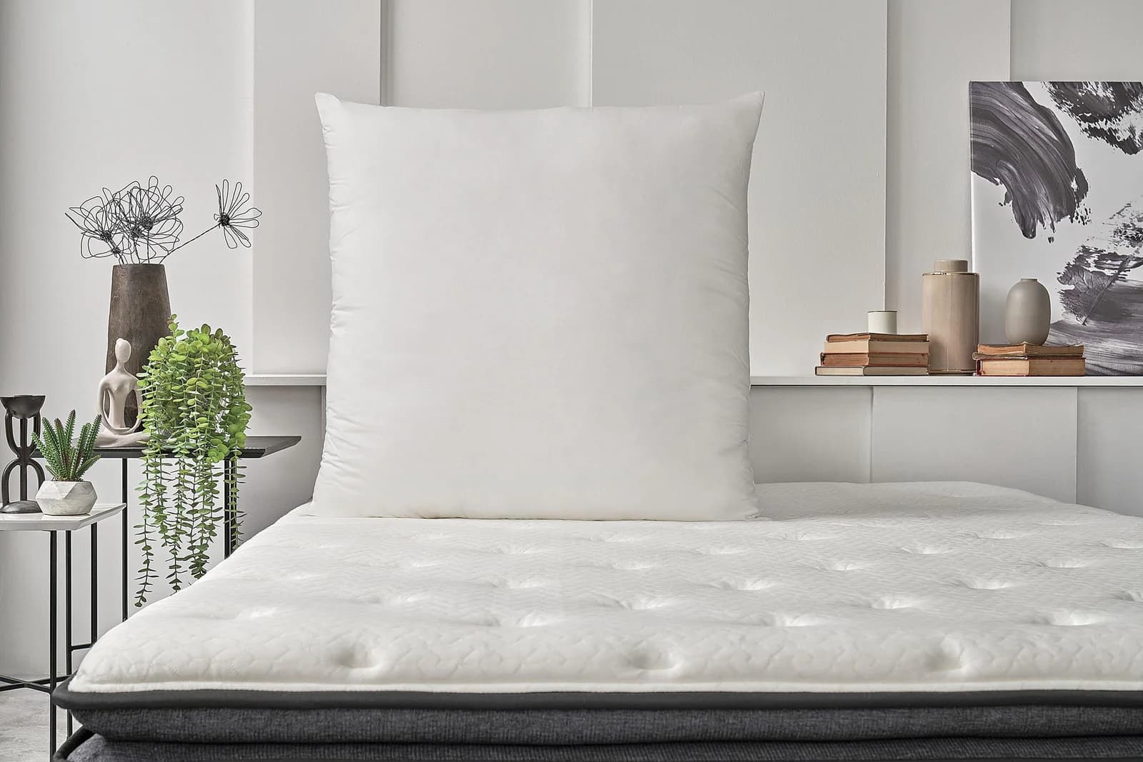 Yatas Bedding Synthetikkopfkissen 80x80 cm Baumwolle Polyester
