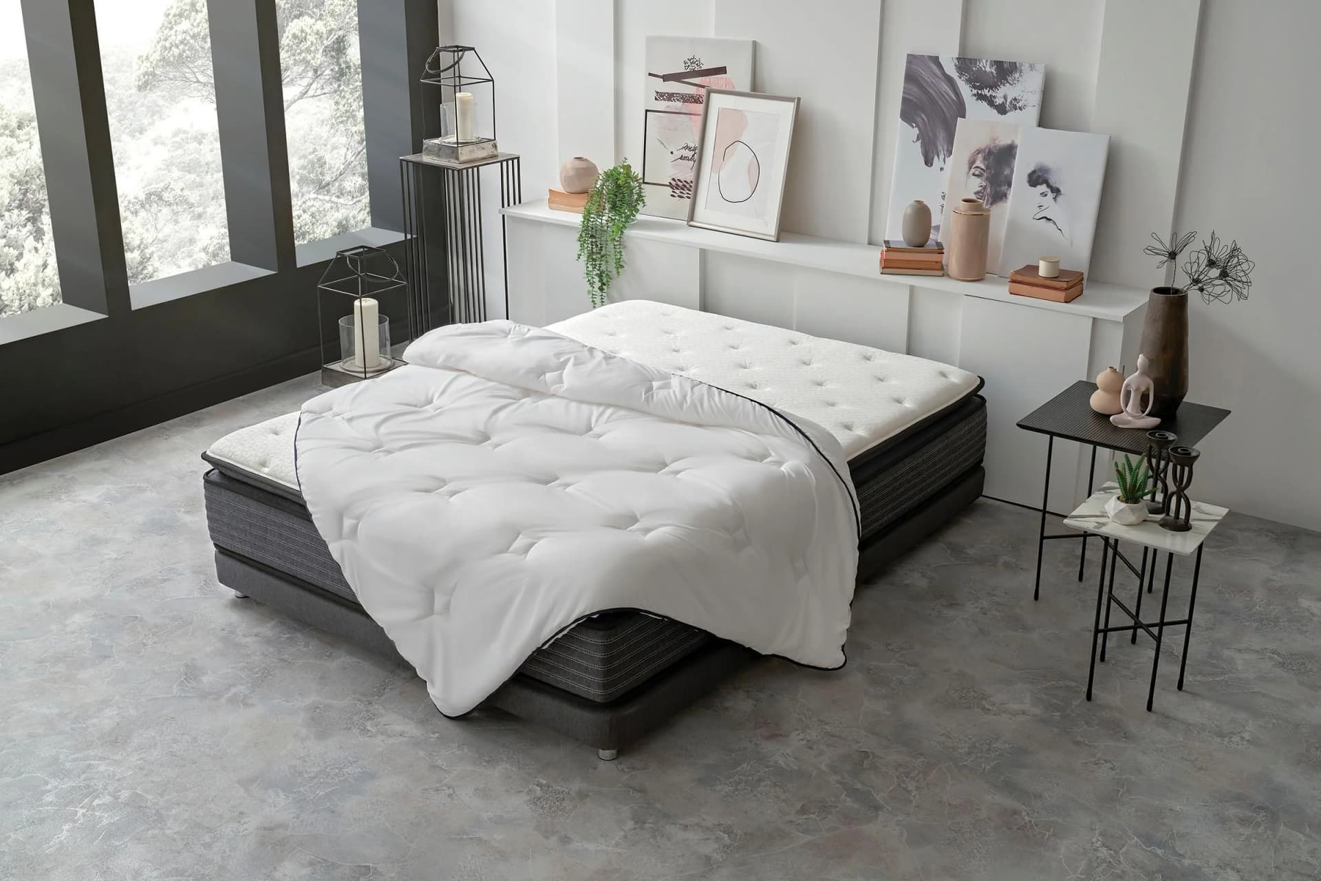 Yatas Bedding Microfaserbettdecke Dacron-Light 135x200 cm