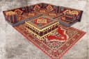 CaddeBuy Orientalisches Sofa, Boden Sofa, Sitzkissen, Arabische Sitzecke, 13 Teile Bild 2