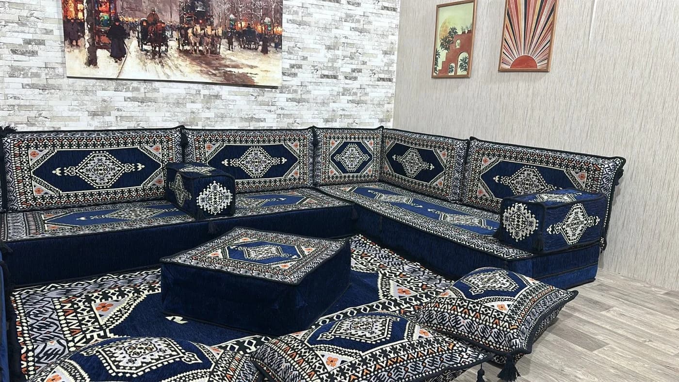 CaddeBuy Arabische Majlis Sitzecke 19-tlg. Orientalisches Sofa Set - Bild 3