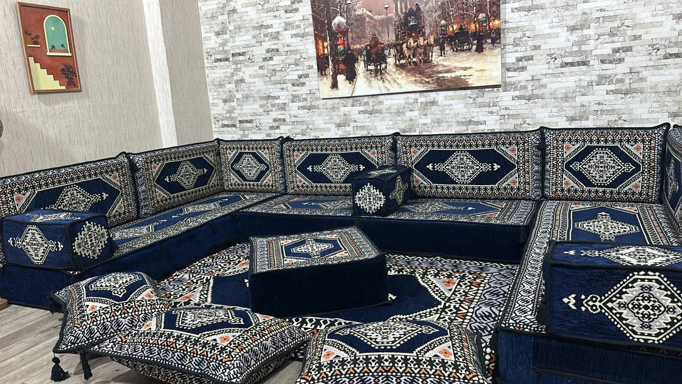 CaddeBuy Arabische Majlis Sitzecke 19-tlg. Orientalisches Sofa Set - Bild 5