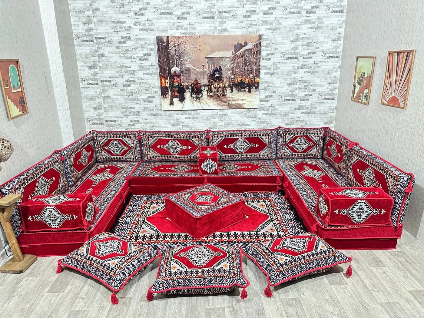 CaddeBuy Arabische Ecke Majlis Orientalisches Sofa 22 Teile - Bild 2