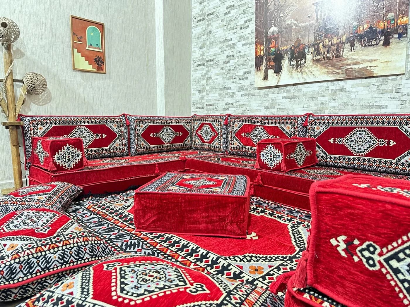 CaddeBuy Arabische Ecke Majlis Orientalisches Sofa 22 Teile - Bild 3