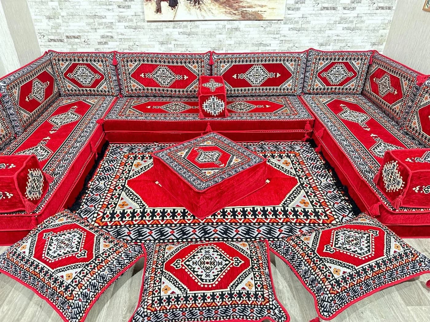 CaddeBuy Arabische Ecke Majlis Orientalisches Sofa 22 Teile - Bild 4