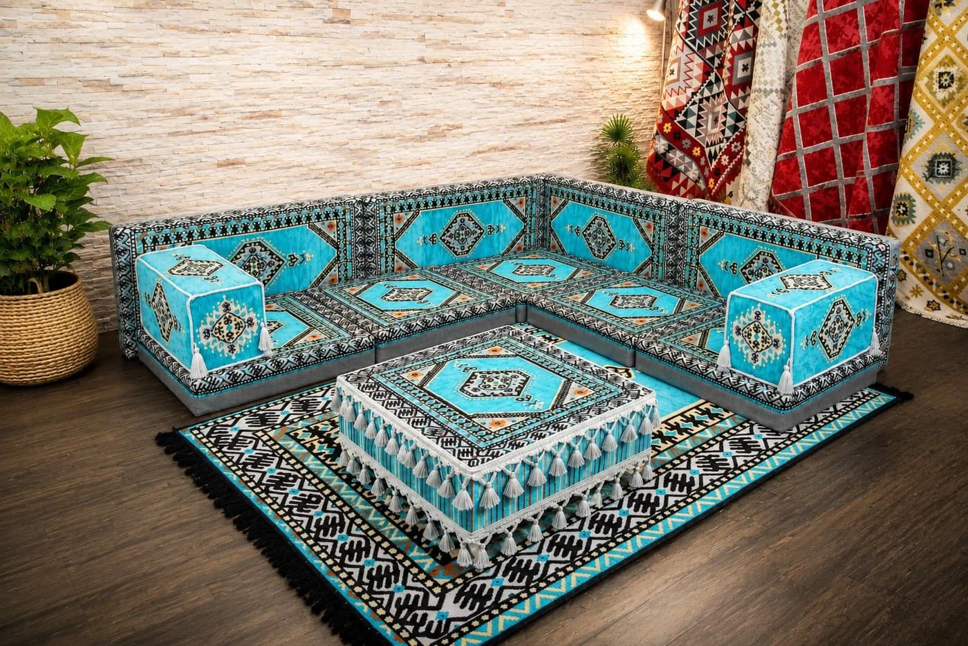 CaddeBuy Orientalisches Sofa 13-teilig – Traditionelle Sark Kösesi - Bild 2