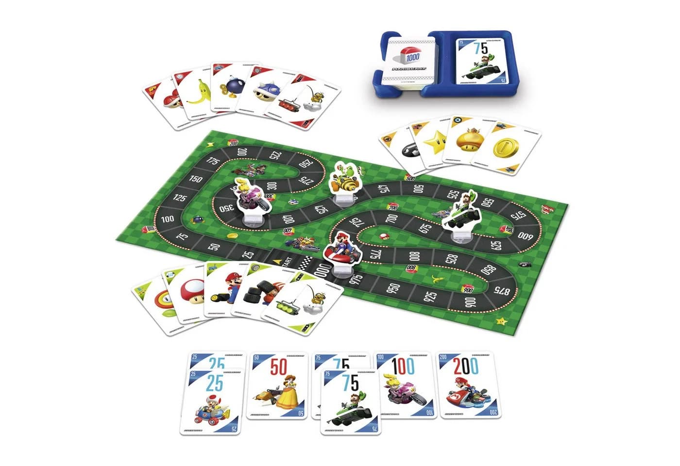 Jumbo Spiele Super Mario 1000KM Mario Kart Brettspiel Bunt - Bild 5