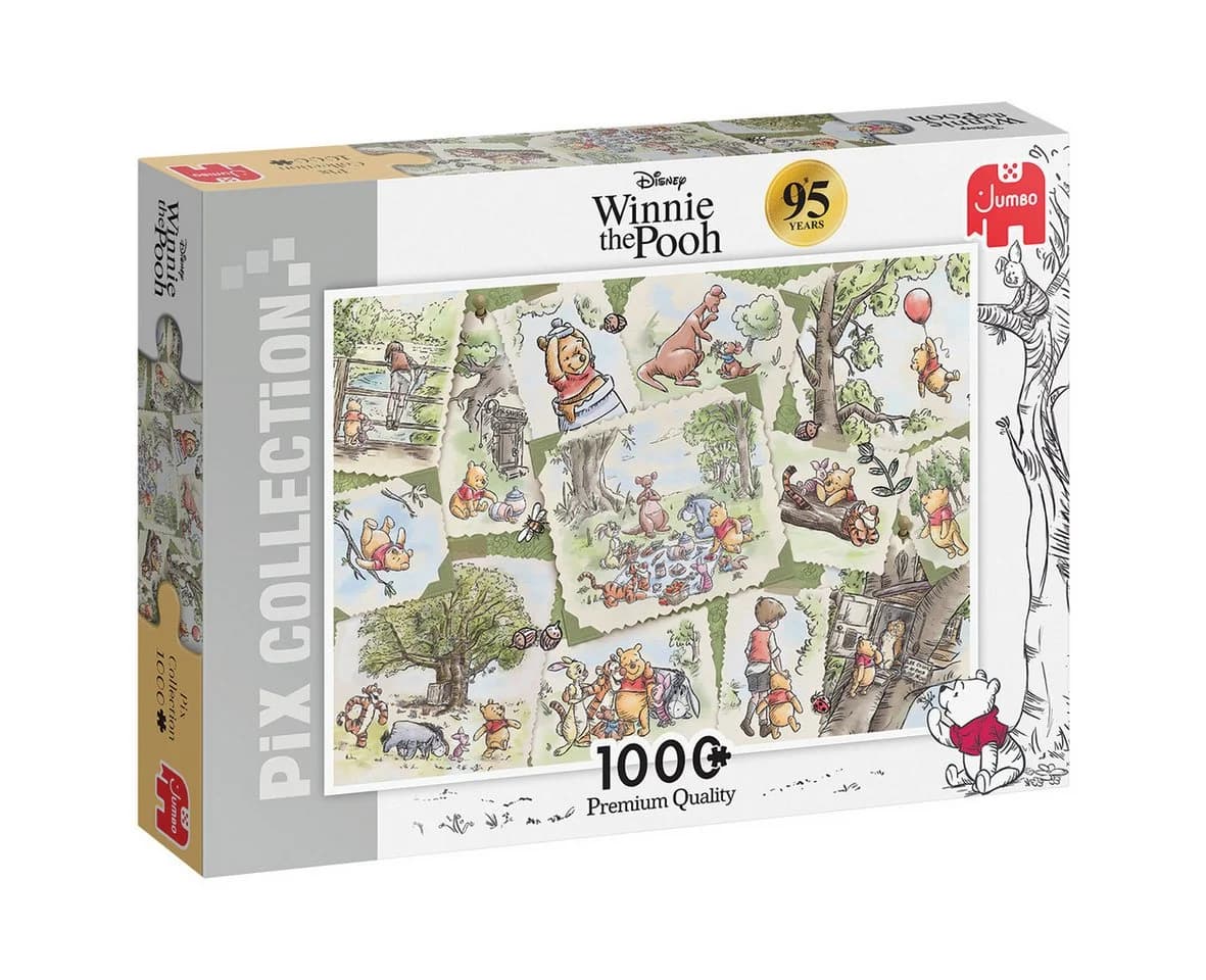 Jumbo Spiele Puzzle Disney Pix Collection Winnie the Pooh 95 Jahre Edition 1000 Teile - Bild 2