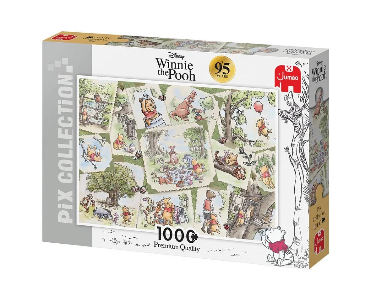Jumbo Spiele Puzzle Disney Pix Collection Winnie the Pooh 95 Jahre Edition 1000 Teile - Bild 4
