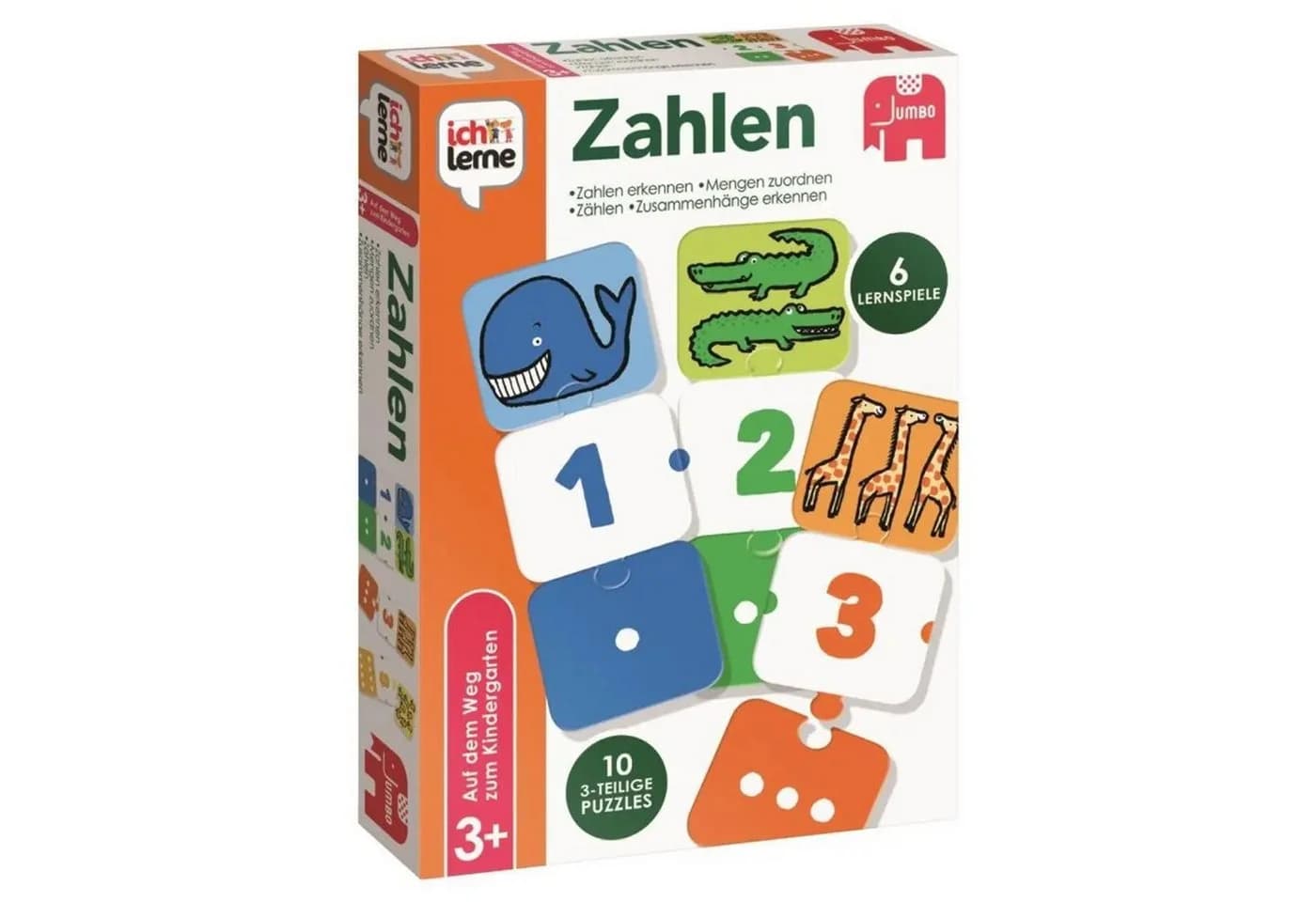 Jumbo Spiele Spiel Jumbo 19547 ich lerne Zahlen, Lernspielzeug, Made in Europe - Bild 2