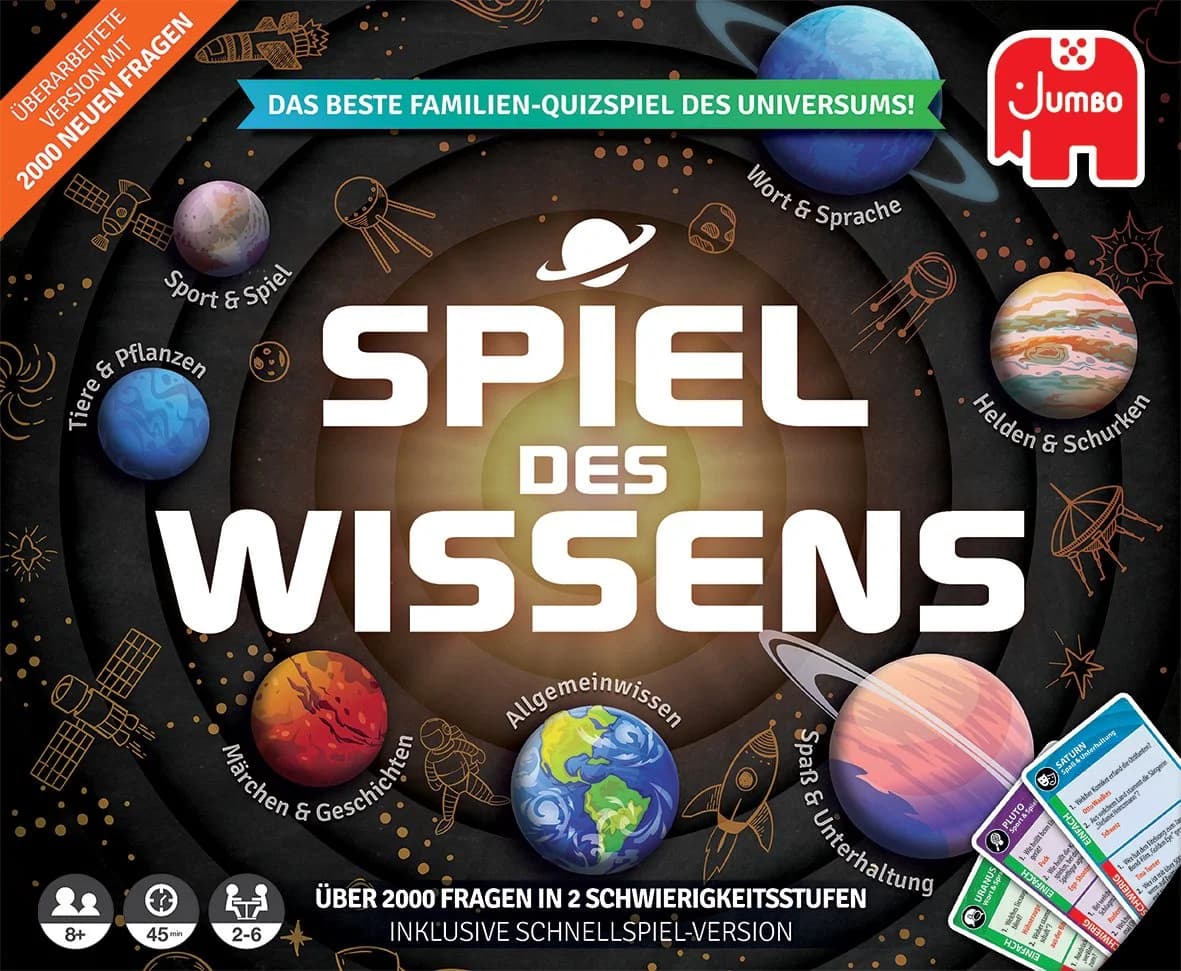 Jumbo Spiele Spiel des Wissens - Wissensquiz mit Weltraum-Thema - Bild 4