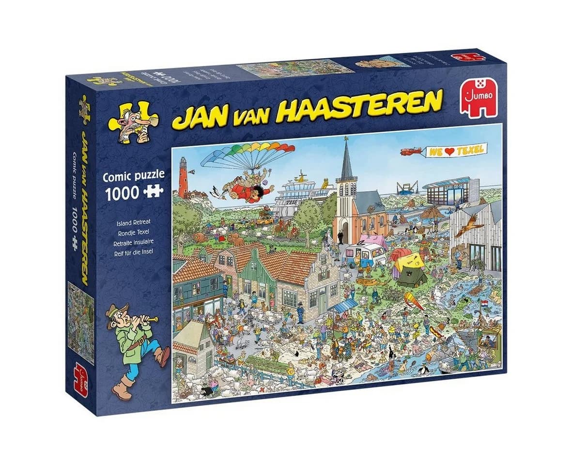 Jan van Haasteren Puzzle Reif für die Insel 1000 Teile Bunt - Bild 2