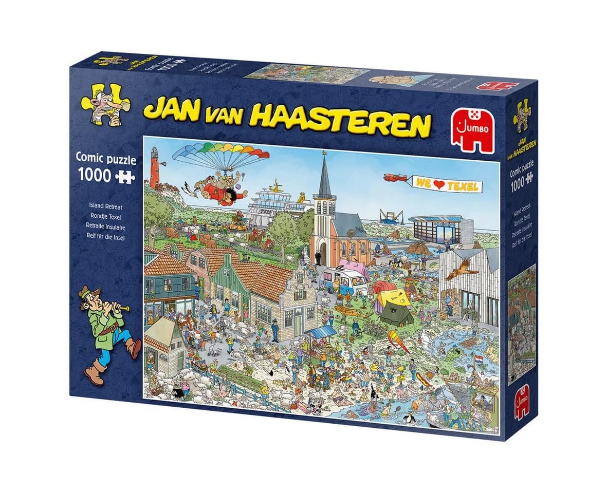 Jan van Haasteren Puzzle Reif für die Insel 1000 Teile Bunt - Bild 3