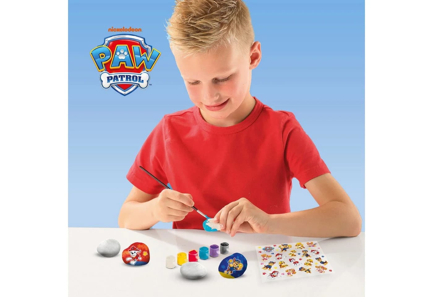 SES Creative Paw Patrol Steine bemalen Set 5 Natursteine - Bild 3