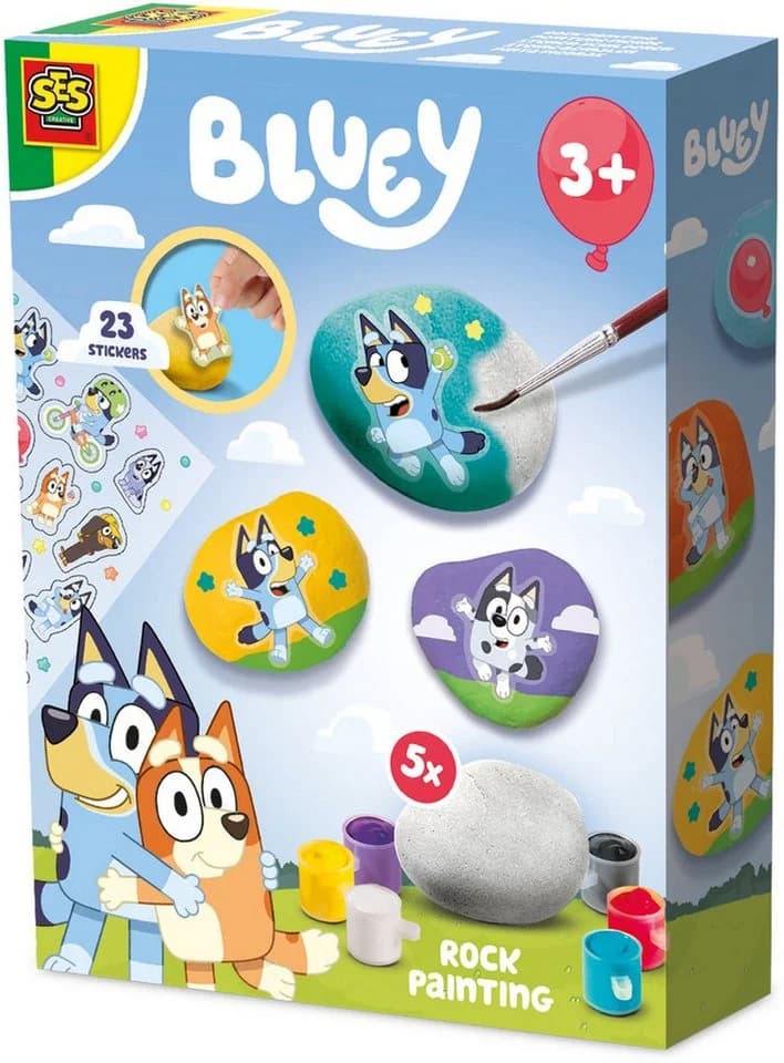 SES Creative Bluey Steine bemalen Kreativ-Set für Kinder - Bild 2