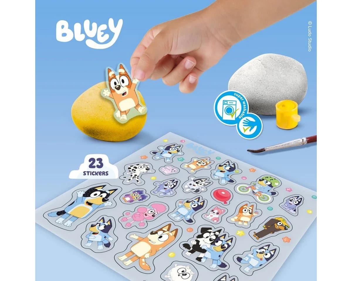 SES Creative Bluey Steine bemalen Kreativ-Set für Kinder - Bild 3