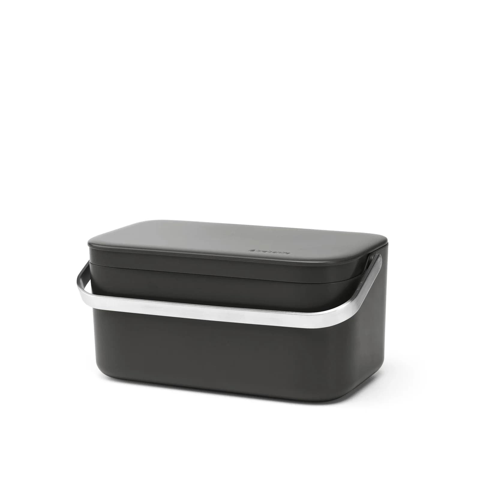 Brabantia Bio-Eimer Sink Side Grau Metall Kunststoff
