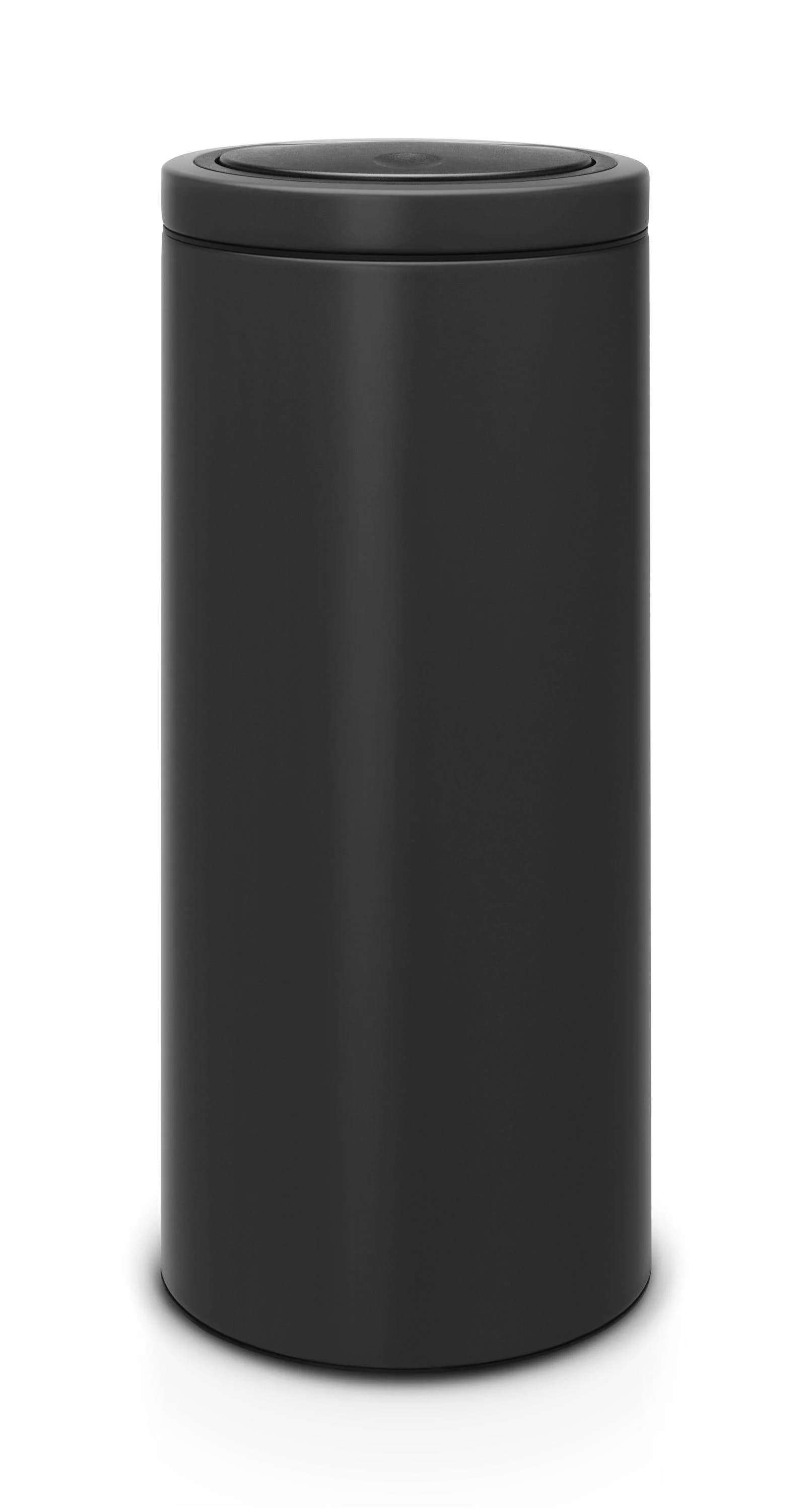 Abfalleimer FLAT BIN 30 Liter Mattschwarz
