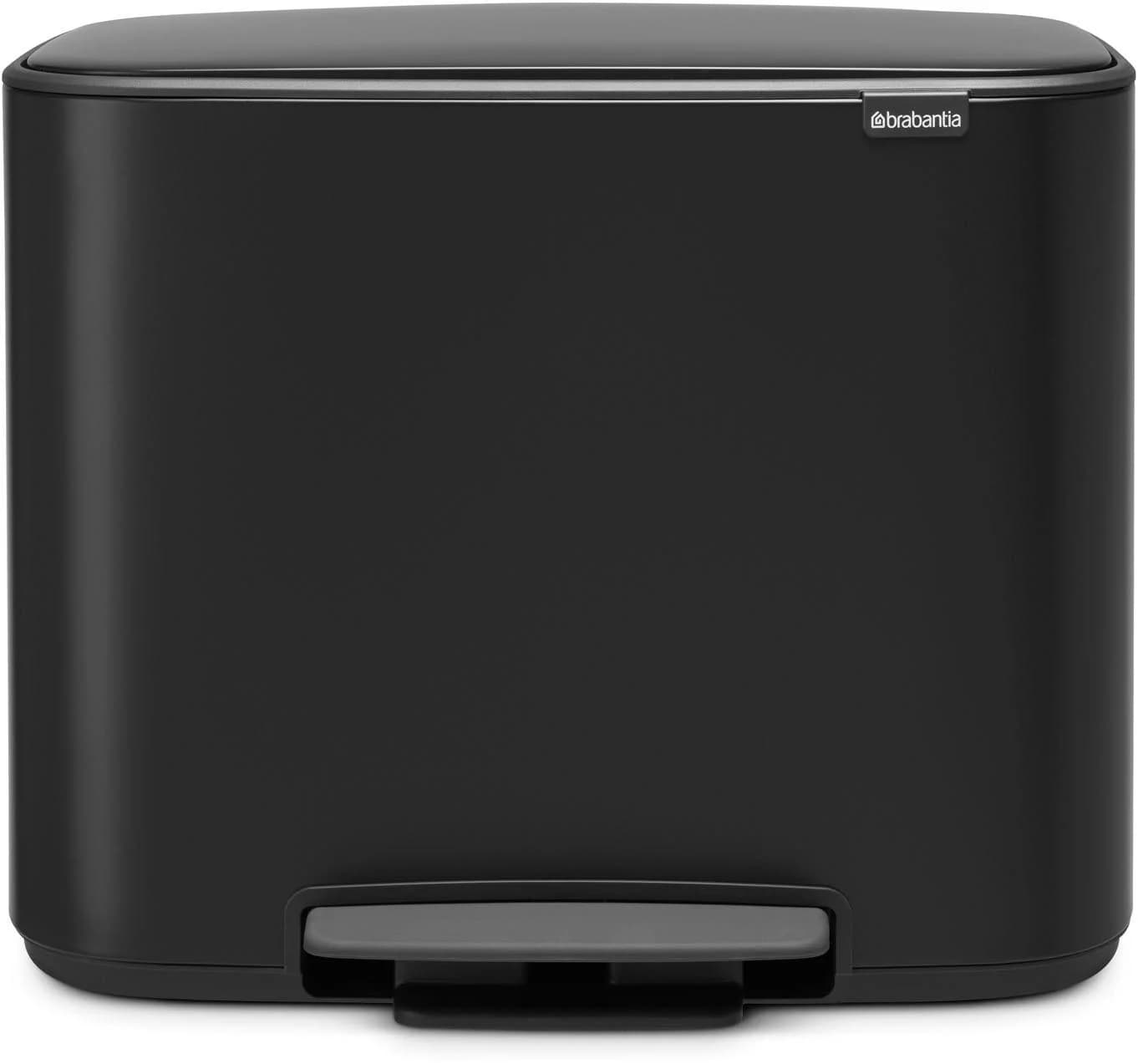 Brabantia Bo Treteimer 11 + 23L Schwarz