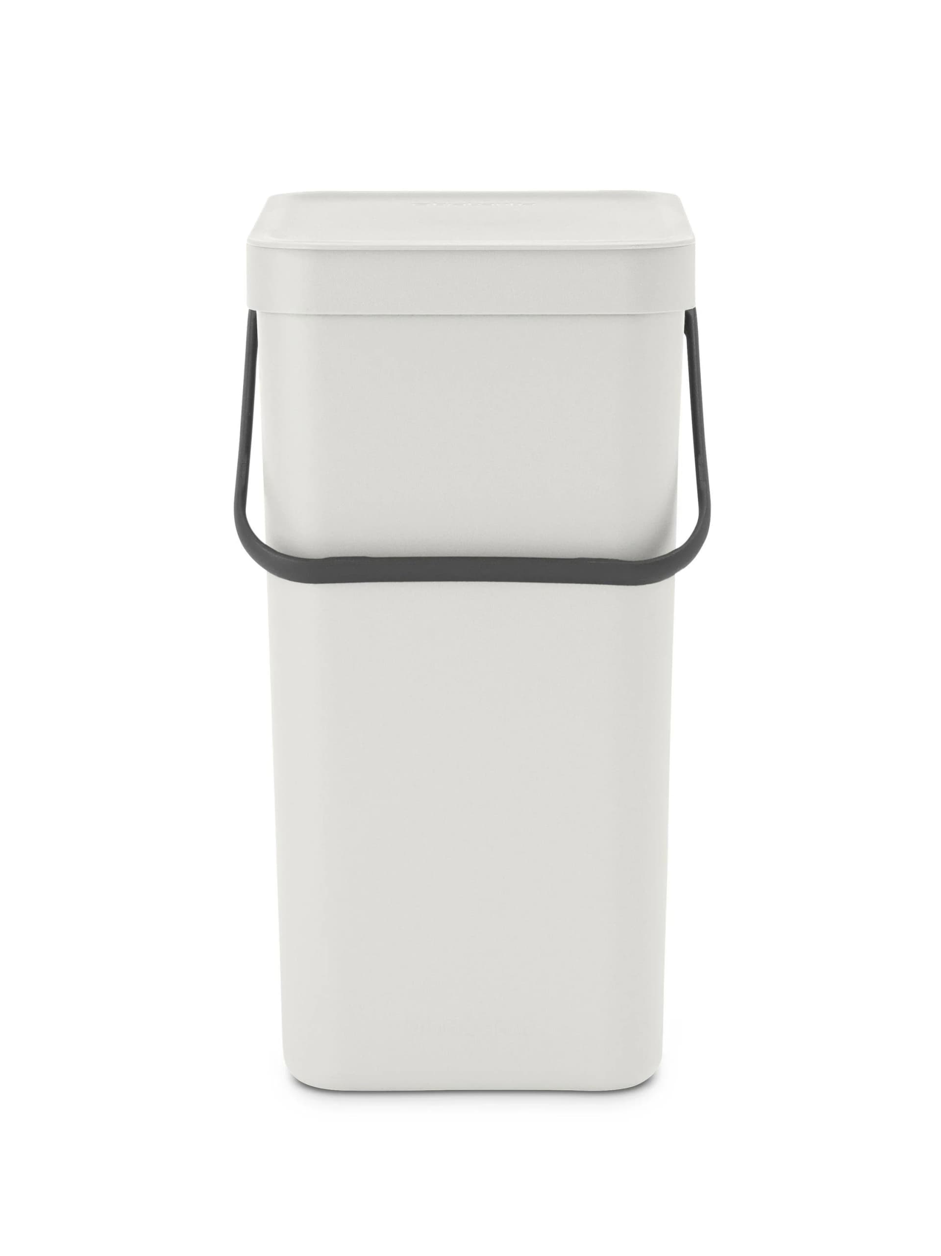 Abfalleimer SORT & GO 16 Liter Hellgrau Brabantia