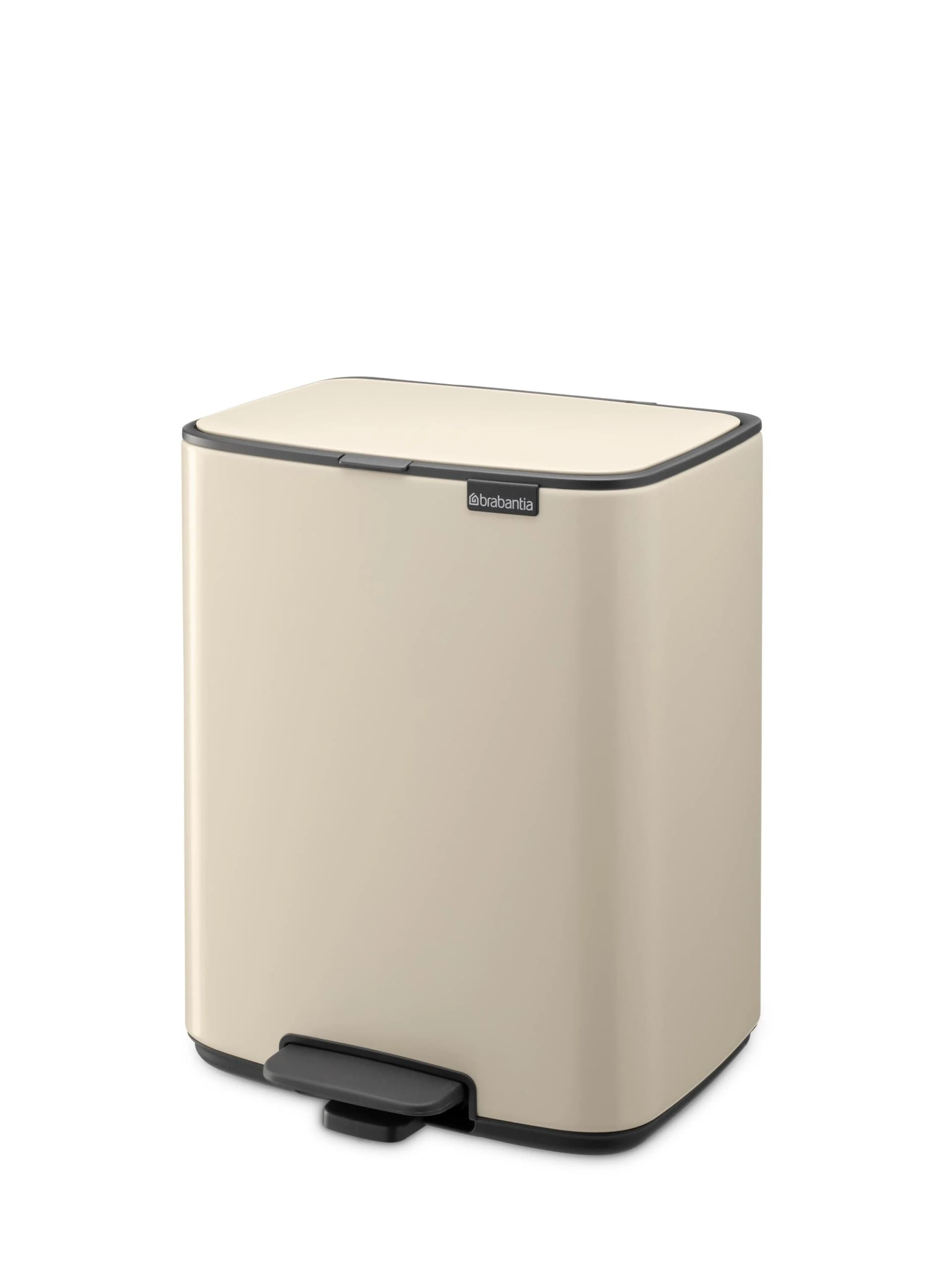 Brabantia Abfallbehälter BO Soft Beige Metall 12L
