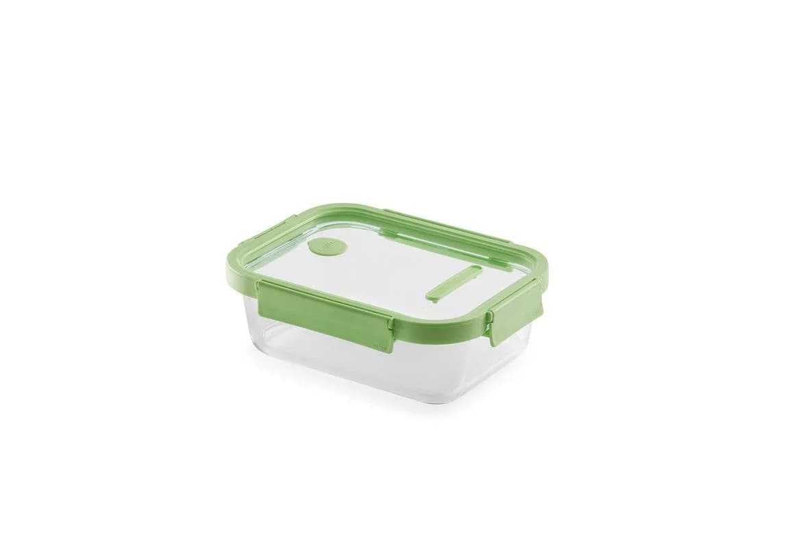 Brabantia Vorratsglas MITNAHME ESSEN Grün Glas