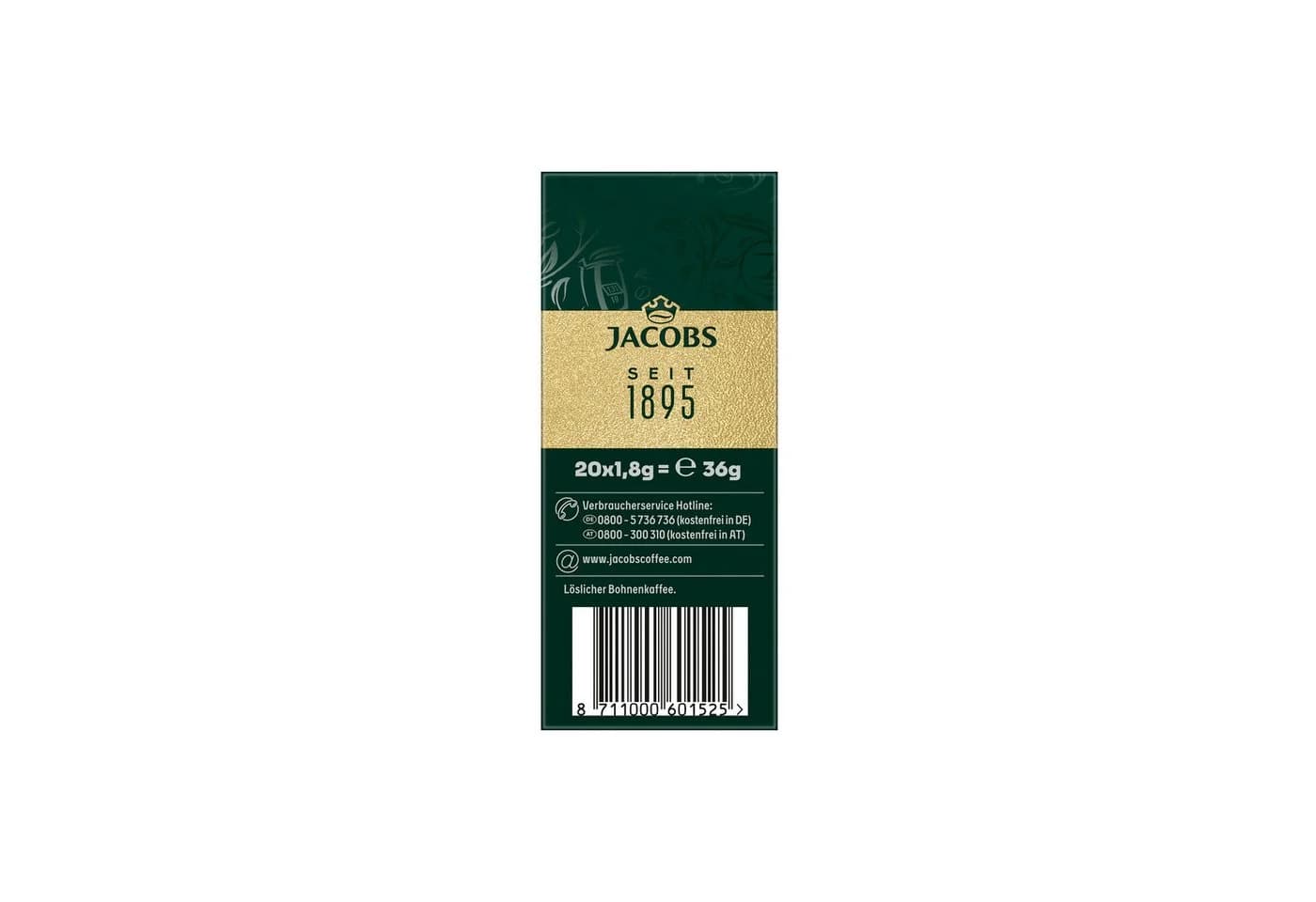 Jacobs Espresso Sticks 36g, 12er Pack - Kraftvoller Espresso - Bild 4