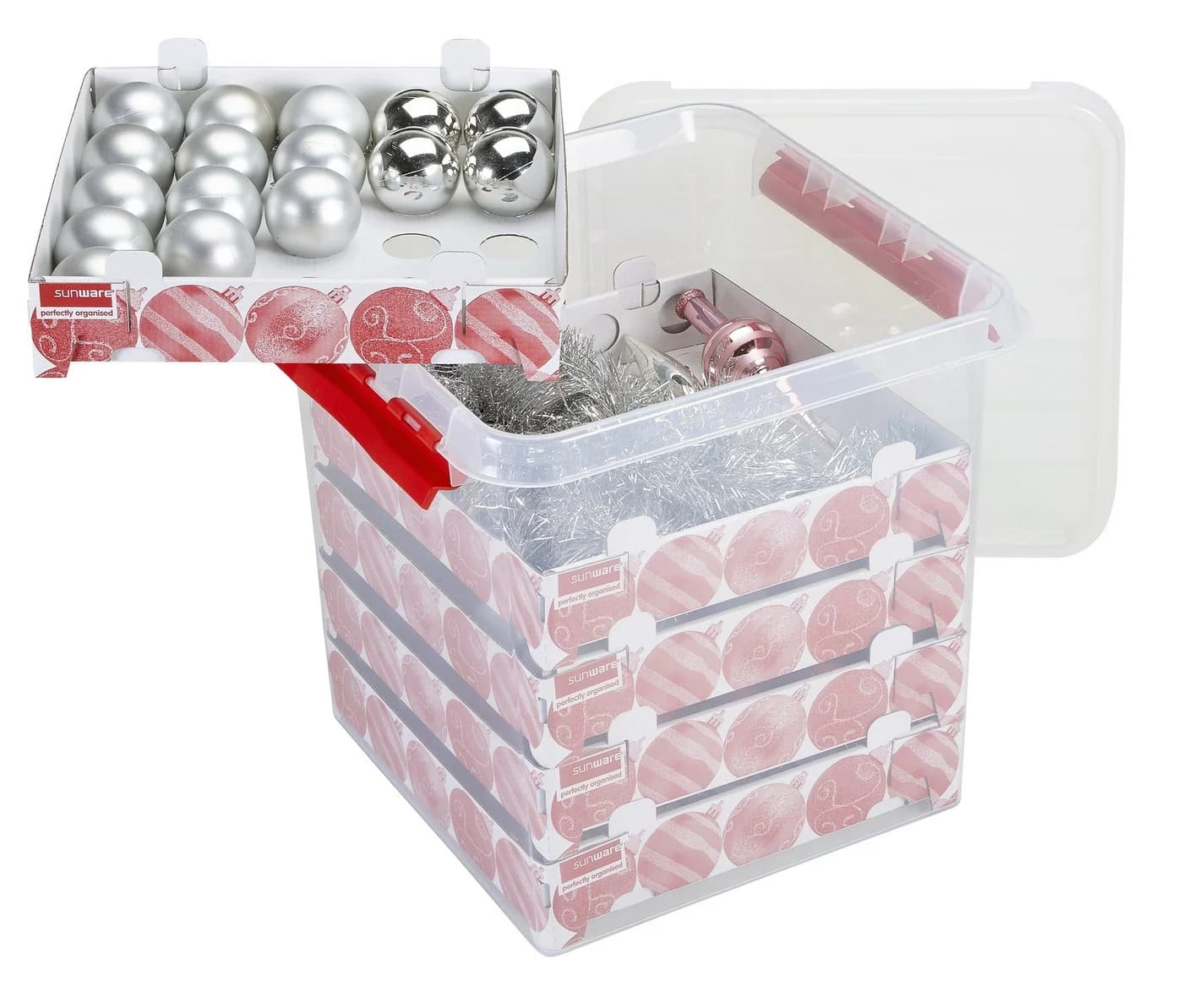 Sunware Aufbewahrungsbox Q-line Weihnachtsbox 38 L Kunststoff - Bild 3