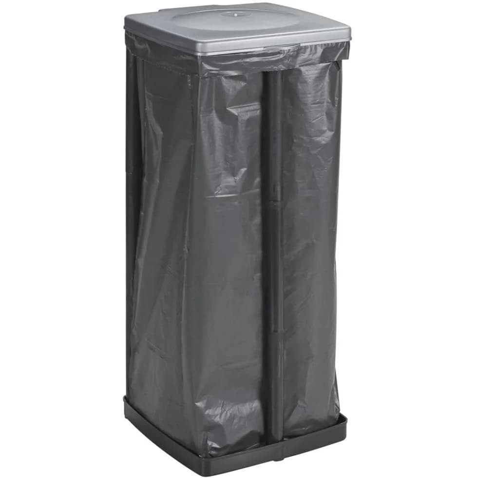Sunware Müllsackhalter Quadra Schwarz Silber für 120L - Bild 5