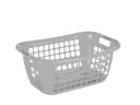 Sunware Wäschekorb Basic 48L Silber Kunststoff Bild 1