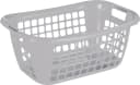 Sunware Wäschekorb Basic 48L Silber Kunststoff Bild 2