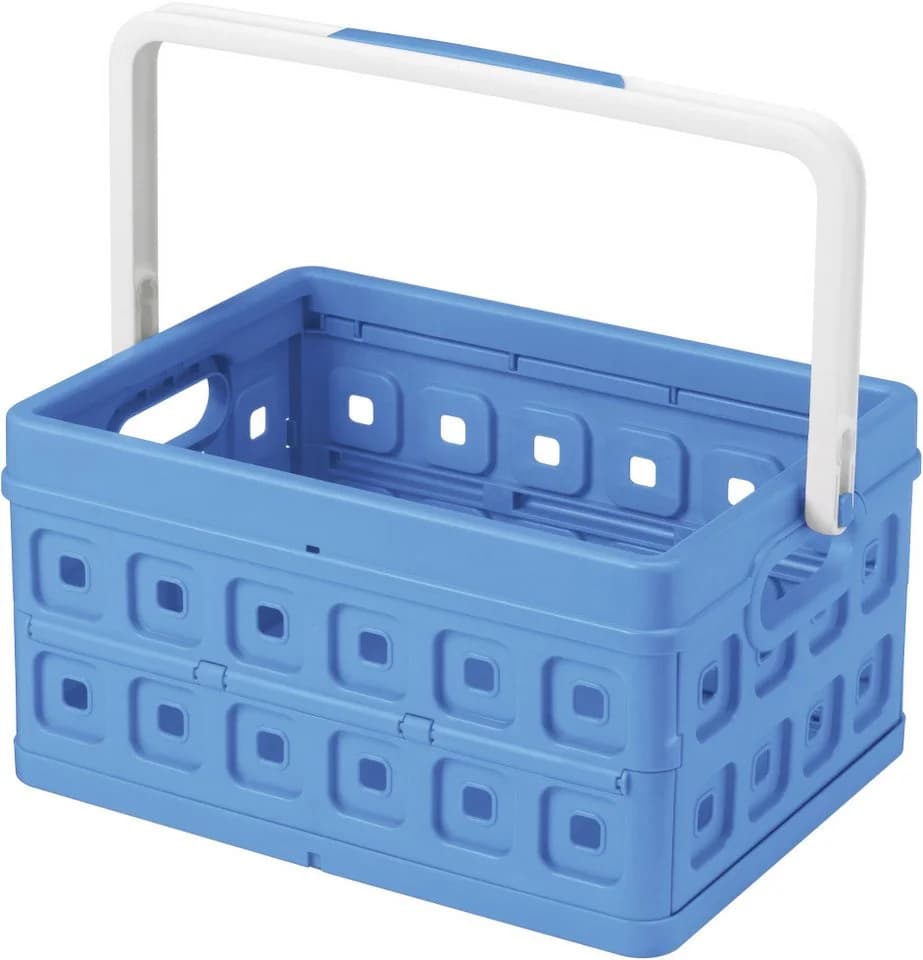 Sunware Klappbox Square 24L Blau/Weiß Kunststoff - Bild 3