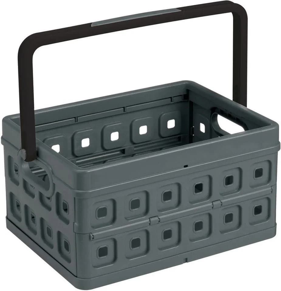 Sunware Klappbox Square 24L Anthrazit Stabil Zusammenklappbar - Bild 2