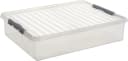 Sunware Aufbewahrungsbox Q-Line 60L Transparent mit Clip-Verschluss Bild 3
