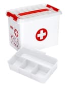 Sunware Aufbewahrungsbox Q-line Erste-Hilfe-Box mit Griff und Einsatz Bild 1