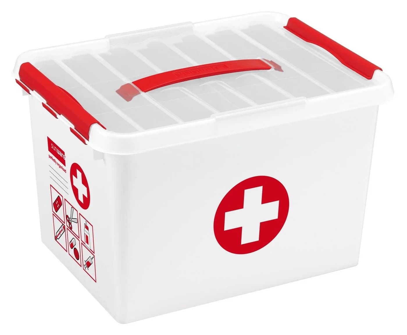 Sunware First Aid Box Q-line Aufbewahrungsbox 22L Kunststoff
