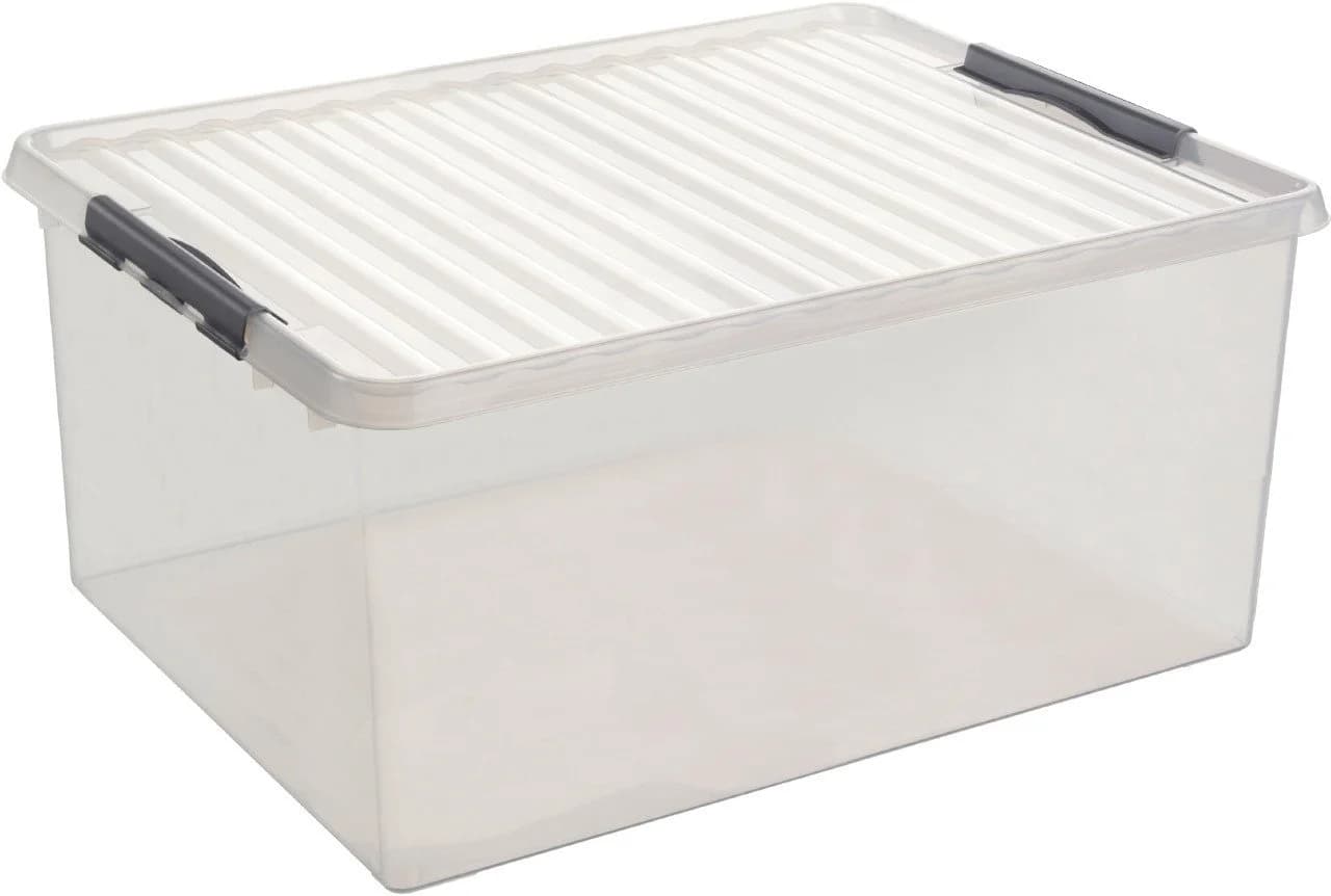 Sunware Aufbewahrungsbox Q-Line 120 L mit Deckel Transparent