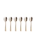 Amefa Espressolöffel AUSTIN 6er Set Gold PVD mattiert Bild 2