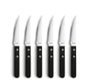 Amefa Steakmesser PIZZA Set 6-tlg. Schwarz Klingenstahl Bild 2