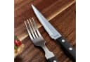 Amefa Steakmesser PIZZA Set 6-tlg. Schwarz Klingenstahl Bild 5